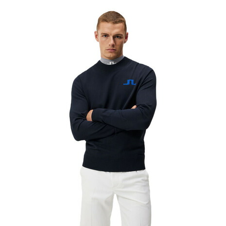 楽天市場】J.リンドバーグ ゴルフ JLロゴ クルーネック セーター 071