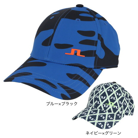 J.LINDEBERG（メンズ）ゴルフ Jim Print キャップ 073-51334