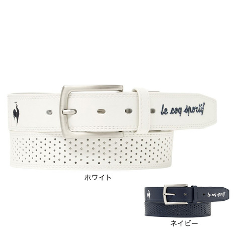 ルコックスポルティフ（lecoqsportif）（メンズ）ゴルフ 通気 メッシュベルト LG6SBL04M