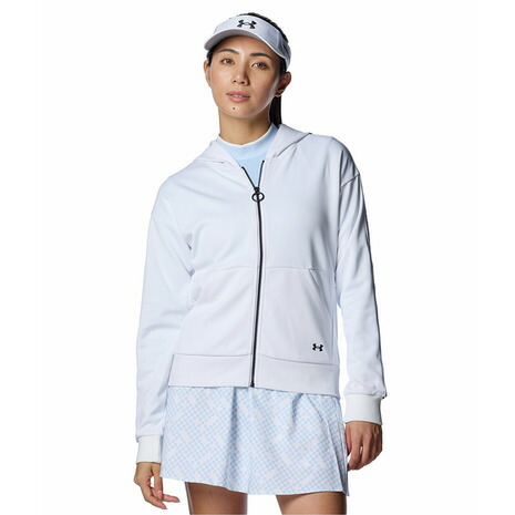 アンダーアーマー（UNDER ARMOUR）（レディース）ゴルフウェア アウター パーカー ArmourKnitフルジップジャケット 1388338 100｜Victoria Golf 支店