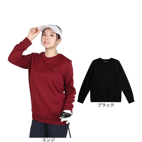 J.LINDEBERG（レディース）ゴルフウェア Alpha スウェット クルーネックシャツ 072-32916｜Victoria Golf 支店