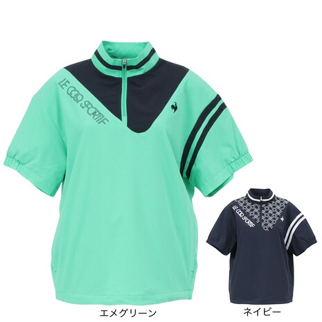 ルコックスポルティフ(lecoqsportif)(レディース)ゴルフウェア 半袖ブルゾン LG5SWB01L|Victoria Golf 支店