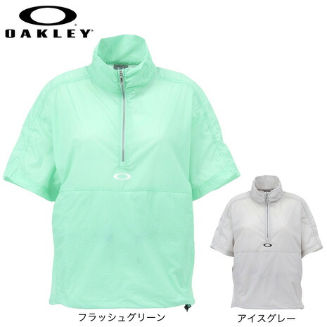 オークリー（OAKLEY）（レディース）ゴルフウェア アウター 接触冷感 ELEVATE 半袖プルオーバージャケット FOA500921