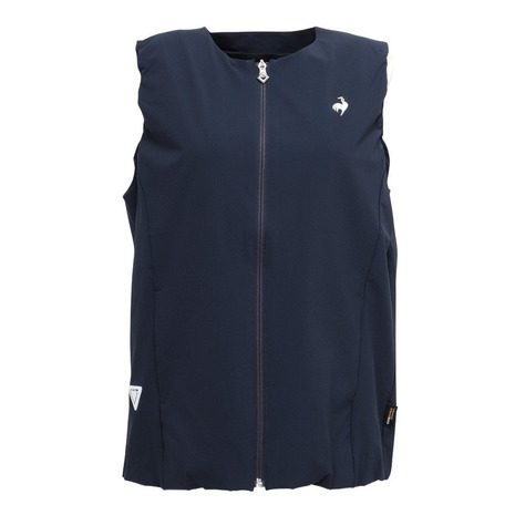 ルコックスポルティフ（lecoqsportif）（レディース）ゴルフウェア 防寒 ウォームベスト LG5FVE00L NV00