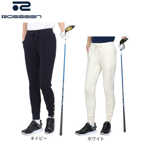 楽天市場】ROSASEN（レディース）ゴルフウェア 裏フリースパンツ 048