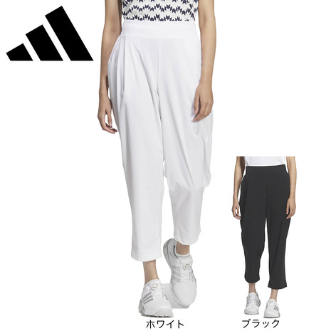 アディダス（adidas）（レディース）ゴルフウェア CC EXSTAプルオンクロップドパンツ MIQ48