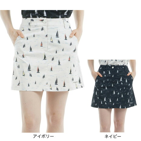 トミー ヒルフィガー ゴルフ（TOMMY HILFIGER GOLF）（レディース）ゴルフウェア 吸水速乾 ヨットプリント スカート THLA521｜Victoria Golf 支店 9,442円