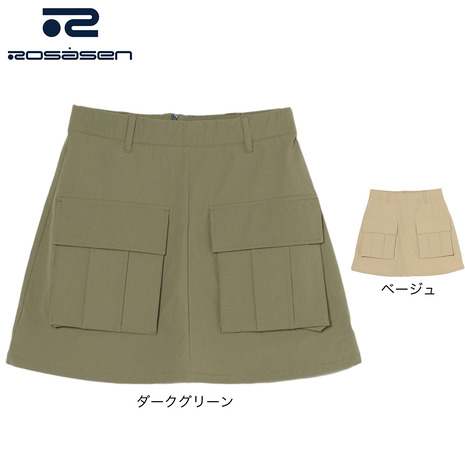 ROSASEN（レディース）ゴルフウェア ナイロン ストレッチ ドロストスカート 048-75241-26SS｜Victoria Golf 支店