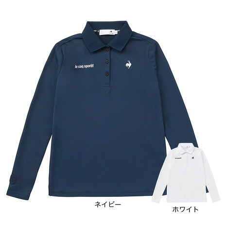 ルコックスポルティフ(lecoqsportif)(レディース)ゴルフウェア 吸汗速乾 長袖シャツ LG5SLS01L|Victoria Golf 支店