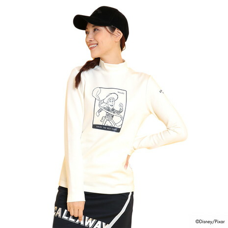 キャロウェイ（CALLAWAY）（レディース）ゴルフウェア Toy Story COLLECTION ポンチモックネックシャツ C24233230-1030｜Victoria Golf 支店