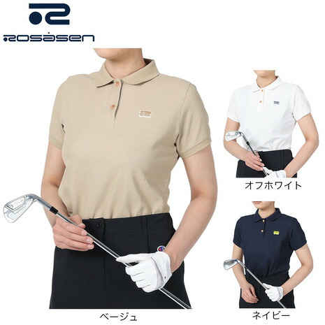 楽天市場】ROSASEN（レディース）ゴルフウェア 半袖 ナイロン