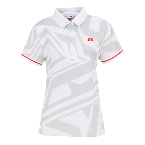 J.LINDEBERG（J.LINDEBERG）（レディース）ゴルフウェア Felicite プリントポロシャツ 072-21750-005