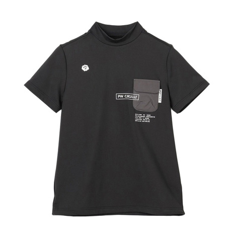 ピーダブリュ サーキュラス（PW CIRCULUS）（レディース）ゴルフ ポケット モックネック 半袖Tシャツ KHPQLM0308-005｜Victoria Golf 支店