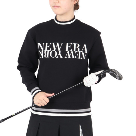 ニューエラ（NEW ERA）（レディース）ゴルフウェア 保温 テックスウェット 長袖 モックネック NEW ERA NEW YORK 14326345