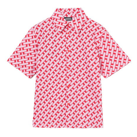 【4/17 09:59まで 全商品最大P10倍 要エントリー】J.LINDEBERG（J.LINDEBERG）（レディース）ゴルフウェア Linda プリント半袖シャツ 072-83340-073