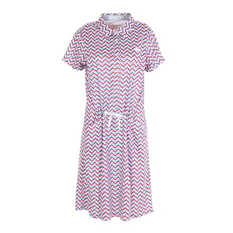 楽天市場 エピキュール Epicure ゴルフウェア ジオメトリックミドル丈ワンピース 152 019 レディース Victoria Golf 楽天市場支店
