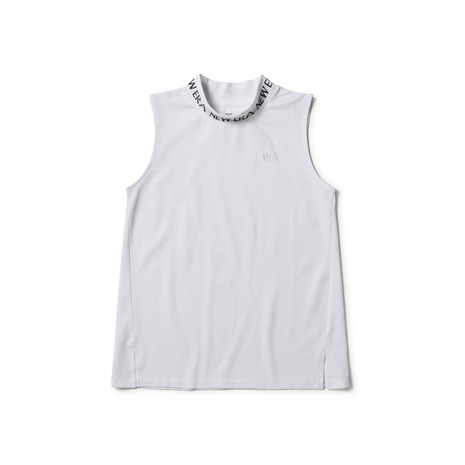 ニューエラ（NEW ERA）（レディース）ゴルフウェア ノースリーブ ミッドネック Tシャツ Jacquard ロゴ 14859885