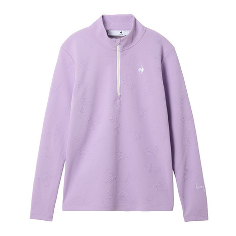 ルコックスポルティフ（lecoqsportif）（レディース）ゴルフウェア ヒートナビハーフジップシャツ LG5FLS81L PP00