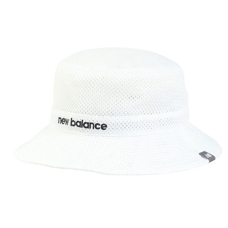 【4/17 09:59まで 全商品最大P10倍 要エントリー】ニューバランス(new balance)(レディース)帽子 メッシュ バケットハット 012-6187517-030