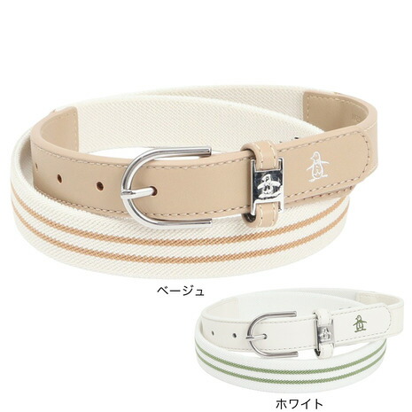 マンシングウエア（MUNSING WEAR）（レディース）ゴルフ ゴムメッシュ スキニーベルト MG5SBL00L