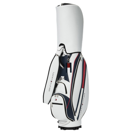 トミーヒルフィガーゴルフ（TOMMY HILFIGER GOLF）（メンズ）キャディバッグ カートキャディバッグ ベーシック THMG6SC7-WHT｜Victoria Golf 支店