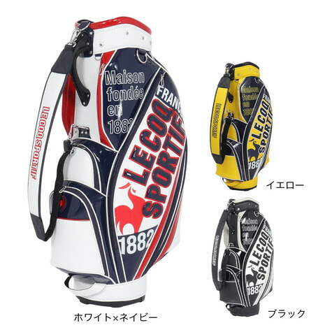 【状態良好】ルコックスポルティフゴルフ キャディバッグ QQBRJJ04 dショッピング |【レディース】ルコックスポルティフ 軽量 8.5型