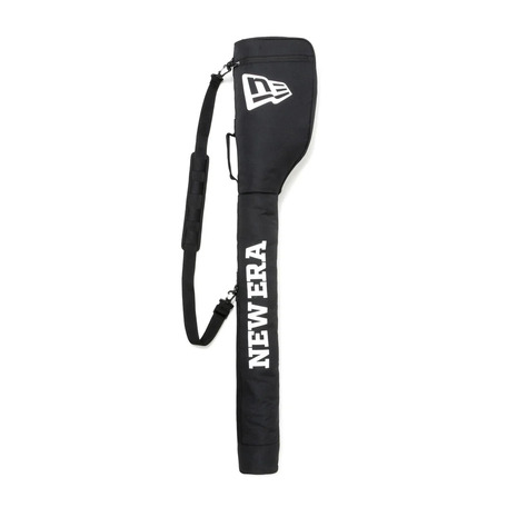 ニューエラ（NEW ERA）（メンズ、レディース）ゴルフ キャディバッグ レンジケース ワードマークロゴ ブラック×ホワイト 14518207