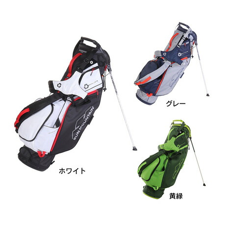 サン・マウンテン(SUN MOUNTAIN) キャディバッグ スタンド式 9型 4分割 軽量 ECOLITE スタンドバッグ 267-2980205-020 (メンズ)
