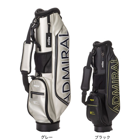アドミラル ゴルフ（Admiral GOLF）（メンズ）ゴルフ キャディバッグ スタンド式 6.5型 3分割 ミドルスタンド マット ADMG3AK1｜Victoria Golf 支店