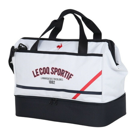 ルコックスポルティフ（lecoqsportif）（メンズ）ゴルフ 二層式大開口ボストンバッグ シューズ収納対応 LG6SBB00M WHRD