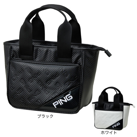 楽天市場】ピン PING アルファベットバイアスパターン ラウンドバッグ