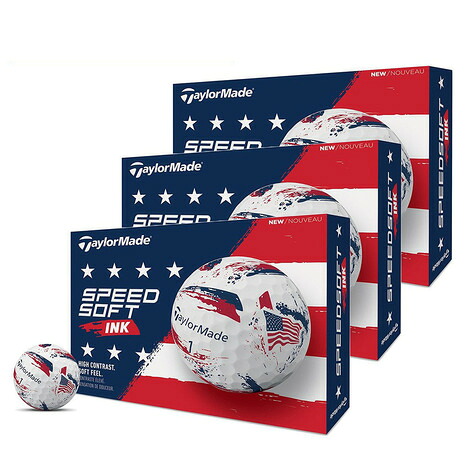 テーラーメイド（TAYLORMADE）（メンズ）【3ダースセット】ゴルフボール SpeedSoft INK USA 3ダース(36個入り)