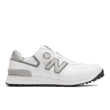 New Balance レディース ゴルフシューズ 25cm シルバー New Balance ヒョウ柄ゴルフシューズ 超美品】ニューバランス