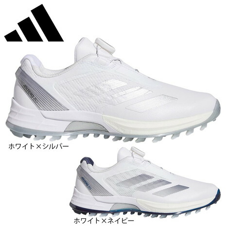 27.0 アディダス(adidas) ゴルフシューズ スパイクレス ボア 楽天市場】アディダス アディゼロ ZG LO ボア OMX77 スパイク