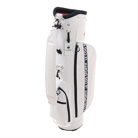 le coq sportif キャディバッグ ホワイト ルコックスポルティフ(le coq sportif) キャディバッグ QQCTJJ01
