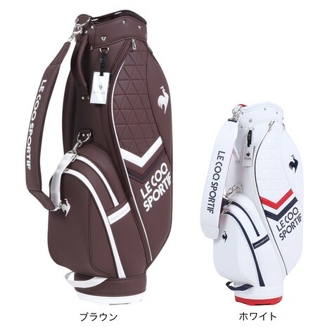 美品　キャディバッグ　ゴルフバッグ　ルコックスポルティフ le coq sportif GOLF ルコックスポルティフ ゴルフ 大口径