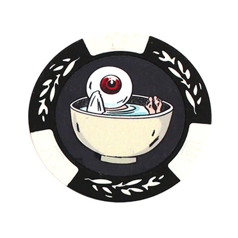 ホクシン（Hokushin）（メンズ、レディース、キッズ）ゲゲゲの鬼太郎 チップ型マーカー MK0010-02 WH画像