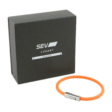 セブ（SEV）（メンズ、レディース）Looper Nブレスレット オレンジ