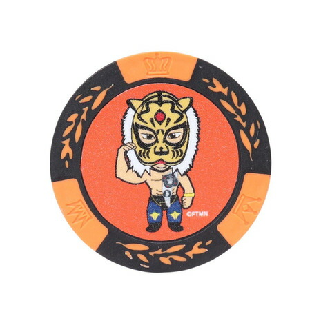 ホクシン（Hokushin）（メンズ、レディース）初代タイガーマスク ゴルフチップマーカー OR MK448 TMCMK画像