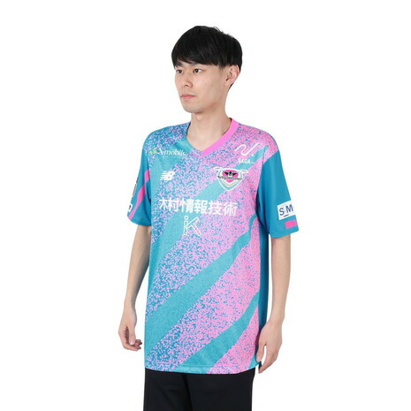 ニューバランス（new balance）（メンズ、レディース）2024 サガン鳥栖 FP1st レプリカユニフォーム ショートスリーブ AMT45228HME