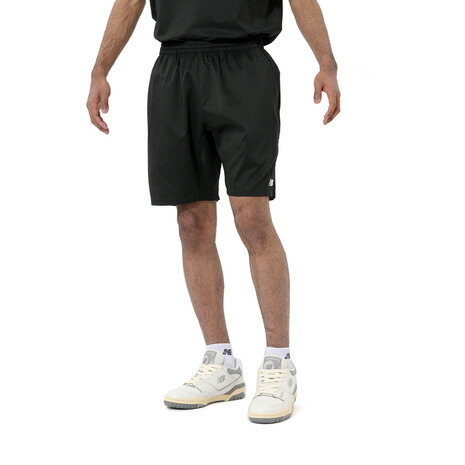 ニューバランス（new balance）（メンズ）バスケットボールウェア ウーブンメッシュショーツ AMS55092BK