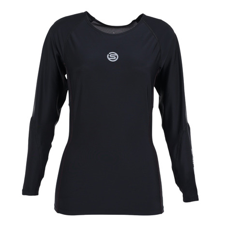 スキンズ(SKINS)(レディース)長袖Tシャツ 着圧 コンプレッションウエア SERIES-3 182-20310-019