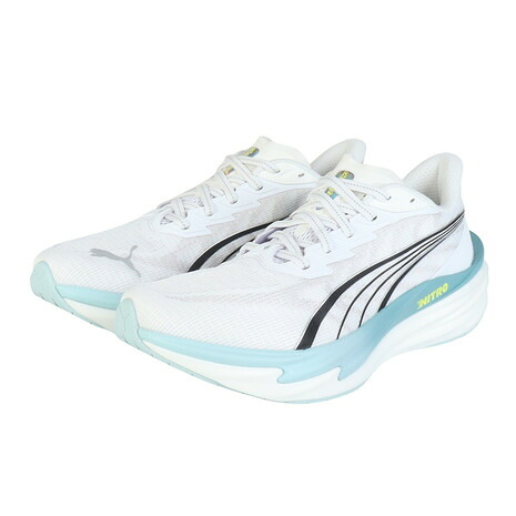 プーマ（PUMA）（メンズ）ランニングシューズ ジョギングシューズ ディヴィエイト ニトロ 4 ホワイト 31212309 スポーツ シューズ｜Victoria Golf 支店 12,506円