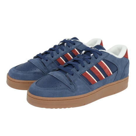 アディダス（adidas）（メンズ、レディース）スニーカー スポーツシューズ ブレイク スタート プレミアム ロー ネイビー JR1443