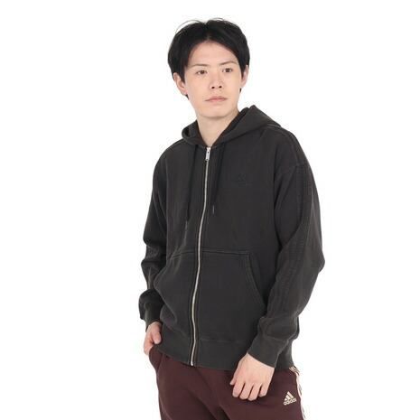 アディダス（adidas）（メンズ、レディース）WASH スウェット フルジップフーディ KSA12-JP4613