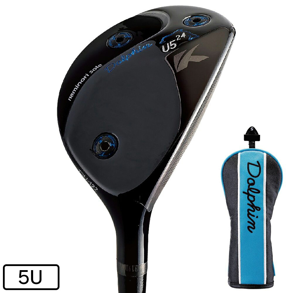 キャスコ（KASCO）（メンズ）DU-122 ドルフィンブラック ユーティリティ(5U ロフト24度)N.S.PRO MODUS3 HYBRID(350)｜Victoria Golf 支店