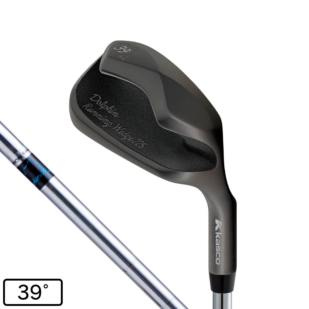 キャスコ(KASCO)(メンズ)ドルフィンウェッジ DRW-225 ブラック(ロフト39度)ドルフィンオリジナルスチール|Victoria Golf 支店