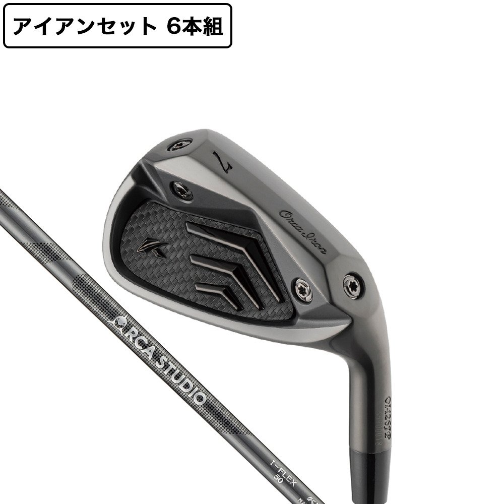 キャスコ(KASCO)(メンズ)オルカスタジオ ORCA STUDIO OI-126JP アイアンセット 6本(6I~11I) ORCA STUDIO オリジナルカーボン|Victoria Golf 支店