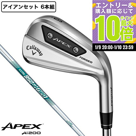 Callaway APEX Ai300 アイアンセット6本（5番〜PW）メンズ用 Callaway（キャロウェイ） APEX Ai300 アイアンセット 6本組（#5〜9