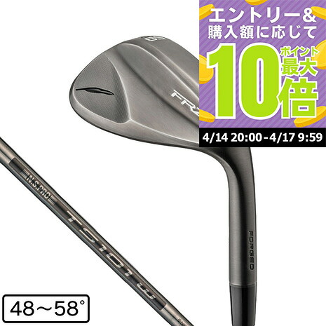 【4/17 09:59まで 全商品最大P10倍 要エントリー】フォーティーン（FOURTEEN）（メンズ）FRZ ウェッジ スモーキーサテン仕上げ N.S.PRO TS-101w BK